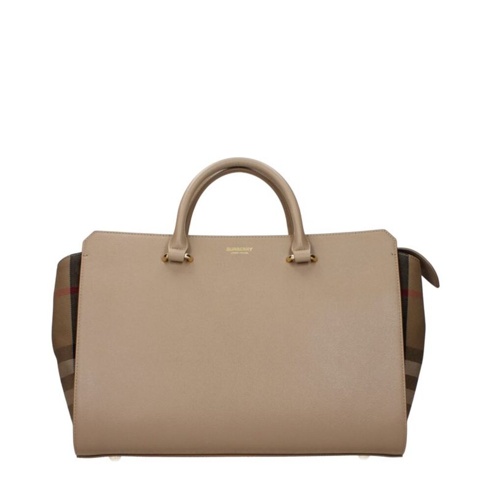 Burberry Beige Leather Women's Handbag